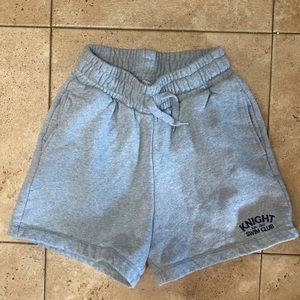 Gray sweat shorts